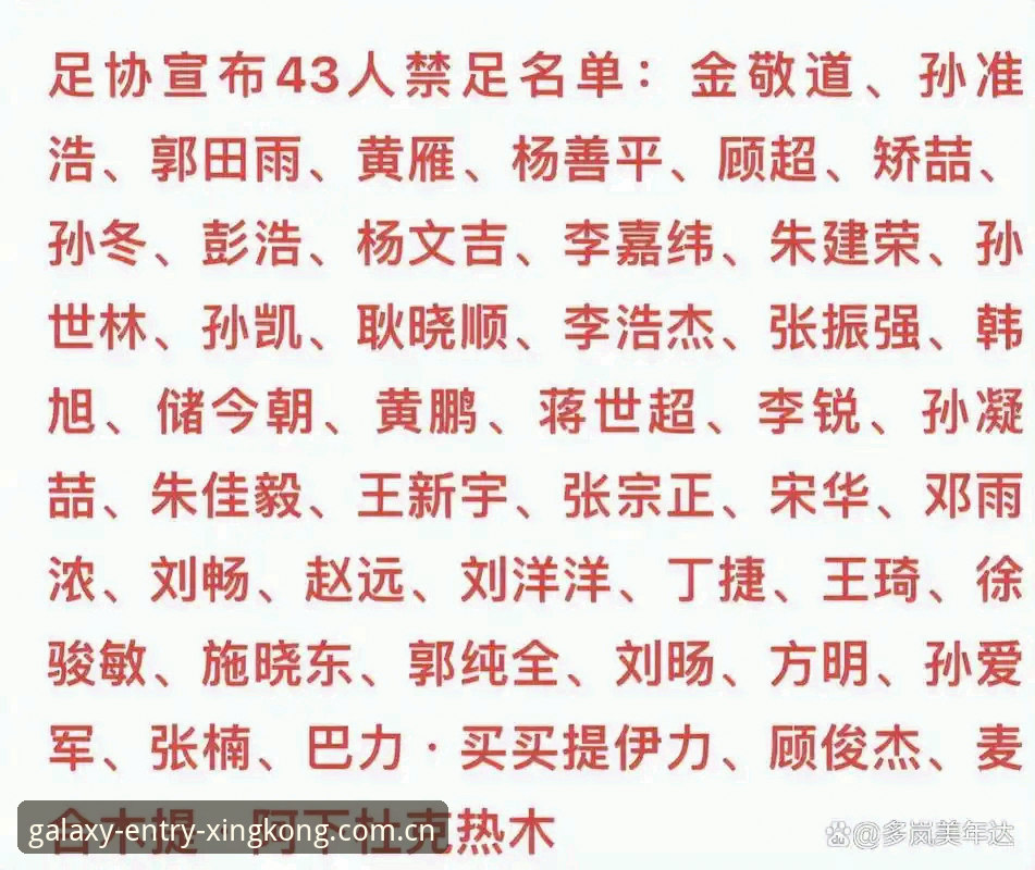 终身禁足17人、禁赛五年48人：星空入口手机版上的第三批罚单该怎么读？